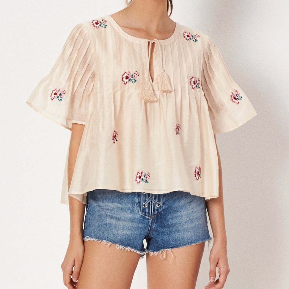 Tularosa bluthe top in shell